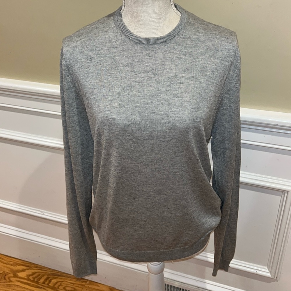 Carnivale 1951 Gray Crewneck Silk Cashmere Sweater